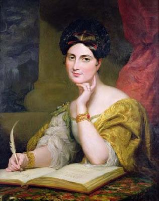 The Hon. Mrs. Caroline Norton, society beauty and author, 1832, George Hayter